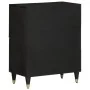 Solid mango wood auxiliary cabinet 60x33x75 cm by , CD and DVD storage - Ref: Foro24-358346, Price: 112,61 €, Discount: %