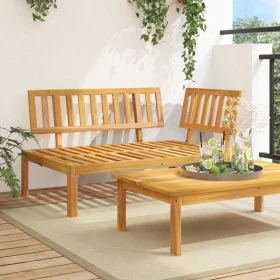 Sofá de esquina de palets para jardín madera maciza de acacia de , Sofás de exterior - Ref: Foro24-365844, Precio: 158,50 €, ...