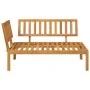 Sofá de esquina de palets para jardín madera maciza de acacia de , Sofás de exterior - Ref: Foro24-365844, Precio: 158,39 €, ...
