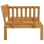 Sofá de esquina de palets para jardín madera maciza de acacia de , Sofás de exterior - Ref: Foro24-365844, Precio: 158,39 €, ...