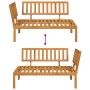 Ecksofa aus Paletten für den Garten, massives Akazienholz. von , Outdoor-Sofas - Ref: Foro24-365844, Preis: 168,93 €, Rabatt: %