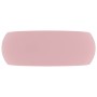 Luxury round matte pink ceramic sink 40x15 cm by vidaXL, Sinks - Ref: Foro24-146999, Price: 84,47 €, Discount: %