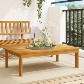 Massiver Gartentisch aus Akazienholz 100x60x30 cm von , Outdoor-Sofas - Ref: Foro24-365846, Preis: 75,48 €, Rabatt: %