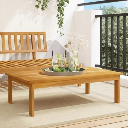 Massiver Gartentisch aus Akazienholz 100x60x30 cm von , Outdoor-Sofas - Ref: Foro24-365846, Preis: 75,48 €, Rabatt: %
