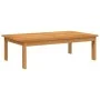 Solid acacia wood garden table 100x60x30 cm by , Outdoor sofas - Ref: Foro24-365846, Price: 76,85 €, Discount: %