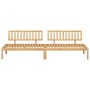 Central garden pallet sofas 2 units solid acacia wood by , Outdoor sofas - Ref: Foro24-365852, Price: 224,89 €, Discount: %