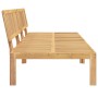 Central garden pallet sofas 2 units solid acacia wood by , Outdoor sofas - Ref: Foro24-365852, Price: 224,89 €, Discount: %