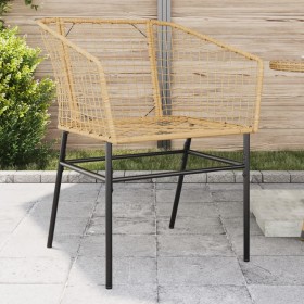 Garden armchairs 2 units synthetic brown rattan by , Garden chairs - Ref: Foro24-369099, Price: 93,68 €, Discount: %