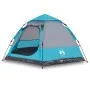 Cabin tent for 4 people, quick opening, blue. by , tents - Ref: Foro24-4005336, Price: 103,89 €, Discount: %