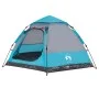Cabin tent for 4 people, quick opening, blue. by , tents - Ref: Foro24-4005336, Price: 103,89 €, Discount: %