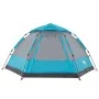 Cabin tent for 4 people, quick opening, blue. by , tents - Ref: Foro24-4005336, Price: 103,89 €, Discount: %