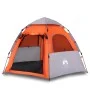 4-person quick opening gray and orange cabin tent shop by , tents - Ref: Foro24-4005334, Price: 107,87 €, Discount: %