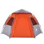 4-person quick opening gray and orange cabin tent shop by , tents - Ref: Foro24-4005334, Price: 107,87 €, Discount: %
