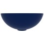 Dunkelblaues rundes Badezimmerwaschbecken aus Keramik von vidaXL, Sinkt - Ref: Foro24-146979, Preis: 51,96 €, Rabatt: %