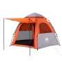 4-person quick opening gray and orange cabin tent shop by , tents - Ref: Foro24-4005334, Price: 107,87 €, Discount: %
