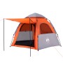 Tienda campaña cabaña 4 personas apertura rápida gris naranja de , Tiendas de campaña - Ref: Foro24-4005334, Precio: 93,74 €,...