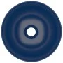 Lavabo de cuarto de baño redondo de cerámica azul oscuro de vidaXL, Lavabos - Ref: Foro24-146979, Precio: 51,12 €, Descuento: %