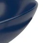 Dark Blue Ceramic Round Bathroom Sink by vidaXL, Sinks - Ref: Foro24-146979, Price: 51,96 €, Discount: %