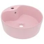 Luxury sink with matte pink ceramic overflow 36x13 cm by vidaXL, Sinks - Ref: Foro24-147032, Price: 76,31 €, Discount: %