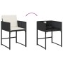 5-piece garden furniture set with black synthetic rattan cushions by , Garden sets - Ref: Foro24-3278030, Price: 272,98 €, Di...