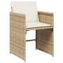 Garden dining set with 15-piece synthetic rattan beige cushions by , Garden sets - Ref: Foro24-3277941, Price: 954,79 €, Disc...