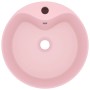 Luxury sink with matte pink ceramic overflow 36x13 cm by vidaXL, Sinks - Ref: Foro24-147032, Price: 77,68 €, Discount: %