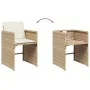 Garden dining set with 15-piece synthetic rattan beige cushions by , Garden sets - Ref: Foro24-3277941, Price: 954,79 €, Disc...