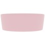 Luxury sink with matte pink ceramic overflow 36x13 cm by vidaXL, Sinks - Ref: Foro24-147032, Price: 77,68 €, Discount: %