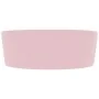Luxury sink with matte pink ceramic overflow 36x13 cm by vidaXL, Sinks - Ref: Foro24-147032, Price: 76,31 €, Discount: %