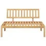 Central pallet sofa for garden made of solid acacia wood by , Outdoor sofas - Ref: Foro24-365850, Price: 128,20 €, Discount: %