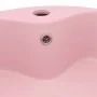 Luxury sink with matte pink ceramic overflow 36x13 cm by vidaXL, Sinks - Ref: Foro24-147032, Price: 76,31 €, Discount: %