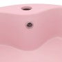 Luxus-Spüle mit mattrosa Keramiküberlauf 36x13 cm von vidaXL, Sinkt - Ref: Foro24-147032, Preis: 77,68 €, Rabatt: %