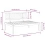 Central pallet sofa for garden made of solid acacia wood by , Outdoor sofas - Ref: Foro24-365850, Price: 128,20 €, Discount: %