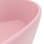 Luxus-Spüle mit mattrosa Keramiküberlauf 36x13 cm von vidaXL, Sinkt - Ref: Foro24-147032, Preis: 77,68 €, Rabatt: %