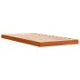 Solid pine wood bed frame in brown wax finish 90x190 cm by , Beds and slatted bases - Ref: Foro24-847157, Price: 57,45 €, Dis...