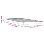 Estructura de cama madera maciza de pino marrón cera 90x190 cm de , Camas y somieres - Ref: Foro24-847157, Precio: 56,54 €, D...