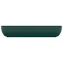 Luxury rectangular dark green matte ceramic sink 71x38cm by vidaXL, Sinks - Ref: Foro24-146959, Price: 122,68 €, Discount: %