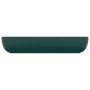 Luxus rechteckiges Waschbecken dunkelgrün matte Keramik 71x38cm von vidaXL, Sinkt - Ref: Foro24-146959, Preis: 124,97 €, Raba...