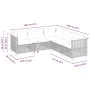 Garden sofa set with 5-piece synthetic rattan gray cushions by , Garden sets - Ref: Foro24-3261825, Price: 441,05 €, Discount: %