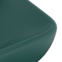 Luxus rechteckiges Waschbecken dunkelgrün matte Keramik 71x38cm von vidaXL, Sinkt - Ref: Foro24-146959, Preis: 124,97 €, Raba...