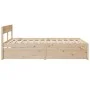 Estructura de cama con cajones madera maciza de pino 150x200cm de , Camas y somieres - Ref: Foro24-3282345, Precio: 275,60 €,...