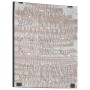 Panel de pared tallado a mano MDF negro y blanco 60x60x1,5 cm de vidaXL, Recubrimiento de paredes - Ref: Foro24-321657, Preci...