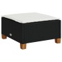 Set de sofás de jardín 7 pzas con cojines ratán sintético negro de , Conjuntos de jardín - Ref: Foro24-3261917, Precio: 453,5...