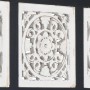 Panel de pared tallado a mano MDF negro y blanco 60x60x1,5 cm de vidaXL, Recubrimiento de paredes - Ref: Foro24-321657, Preci...
