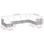 Set of garden sofas and cushions 8 pieces synthetic rattan gray by , Garden sets - Ref: Foro24-3261957, Price: 667,79 €, Disc...