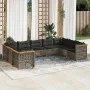 Set de muebles de jardín 9 pzas y cojines ratán sintético gris de , Conjuntos de jardín - Ref: Foro24-3261981, Precio: 745,83...