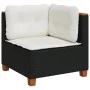 Garden sofa set 10 pieces with black synthetic rattan cushions by , Garden sets - Ref: Foro24-3261983, Price: 776,49 €, Disco...