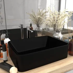 Luxuswaschbecken aus mattschwarzer Keramik, 41 x 30 x 12 cm von vidaXL, Sinkt - Ref: Foro24-147052, Preis: 76,23 €, Rabatt: %