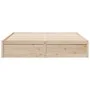 Massives Kiefernholzbettgestell 180x200 cm von , Betten und Lattenroste - Ref: Foro24-3282366, Preis: 207,62 €, Rabatt: %