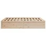 Massives Kiefernholzbettgestell 180x200 cm von , Betten und Lattenroste - Ref: Foro24-3282366, Preis: 207,62 €, Rabatt: %